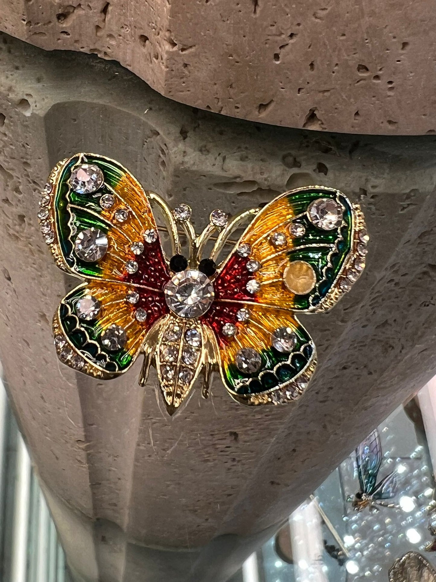 Romantic butterfly brooch